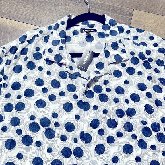 Express Rayon button down - Picture 2 of 6